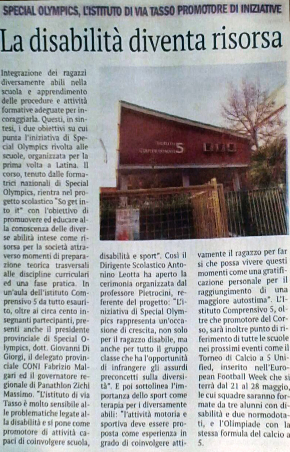 articolospecialolympics